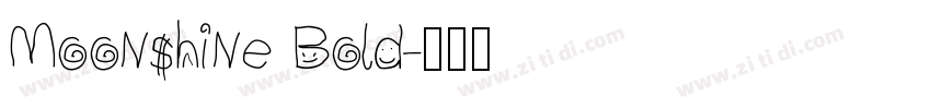 Moonshine Bold字体转换